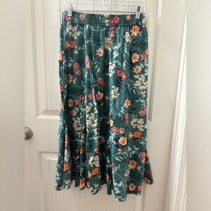 Long Flowered Skirt